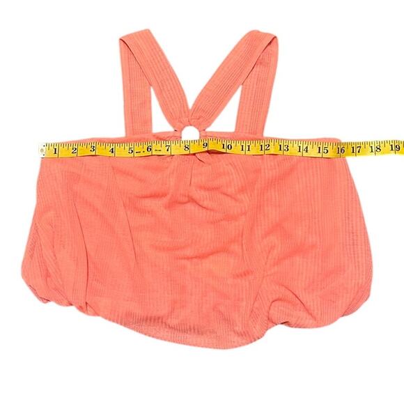 Free People Just a Fling Halter Tank Top Women's XS Orange NWT - Picture 4 of 8